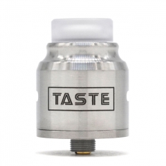 Authentic Omeka MSM Taste 24mm RDA Rebuildable Dripping Atomizer w/ BF Pin - Silver