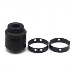 (Ships from Germany)Coilturd Style 24mm RDA w/BF Pin/2 Extra AFC Ring - Black