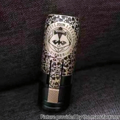 MK2 Special Brass Soon Integral Cipher Style 18650 Mechanical Mod - Black Gold