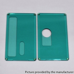 Authentic MK MODS Replacement Front + Back Cover Panel Plate for BB Billet Box - Cyan