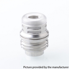Mission XV Ignition Booster Tip Style PC 510 Drip Tip Set for BB Billet Mod - Silver + Translucent