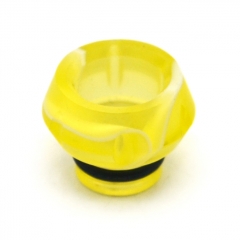 510 Acrylic Drip Tip for RBA RTA RDA Vape Atomizer - Yellow