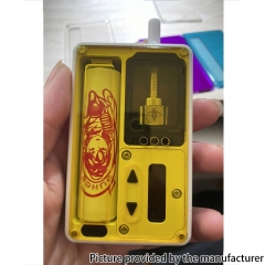 Replacement Front + Back Cover Panel Plate for BB Billet Box Mod Kit 2PCS - Yellow