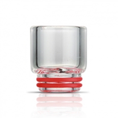 Replacement Glass 810 Drip Tip Mouthpiece for RTA RDA Vape Tank - Transparent