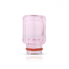 Replacement Glass 510 Drip Tip Mouthpiece for RTA RDA Vape Tank - Pink