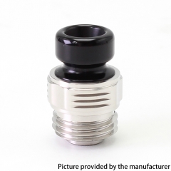 Authentic ETU Flush Nut 510 Drip Tip for Billet BB Box Mod - Silver