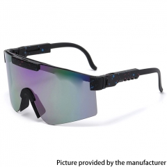 Outdoor Sports Polarized Cycling Sunglasses Anti-VU400 Running Mirror Mountain Sunglasses  - Black Purple