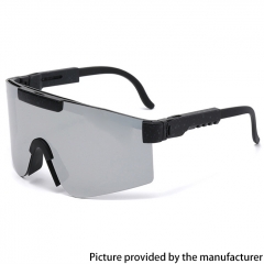 Outdoor Sports Polarized Cycling Sunglasses Anti-VU400 Running Mirror Mountain Sunglasses  - Black Sliver