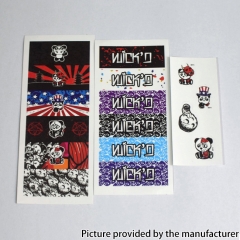 Wick'D and Mission Style Stickers Pack for DOTAIO Mod