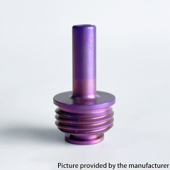 Monarchy Style Toothpick Long Titanium Alloy MTL BB Billet Drip Tip - Purple