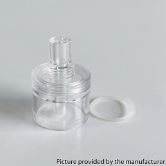 Replacement PC Top Filling Tank with Drip Tip for Kuma 22mm RTA 3.5ml - Transparent