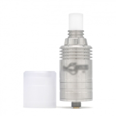 Caiman v.4 Style 22mm MTL RDA Rebuildable Dripping Atomizer with 3 Air Pins - Sliver