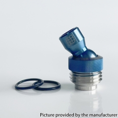 Never Normal Joystick Style 510 Rotate Drip Tip Set - Blue