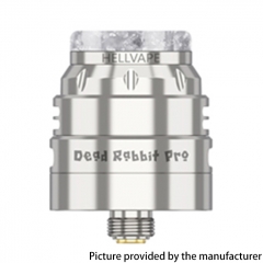 (Ships from Bonded Warehouse)Authentic Hellvape Dead Rabbit Pro 24mm RDA - Sliver