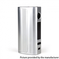 (Ships from Bonded Warehouse)Authentic DOVPO Tribute 100W 18650 21700 Box Mod - Silver Gray