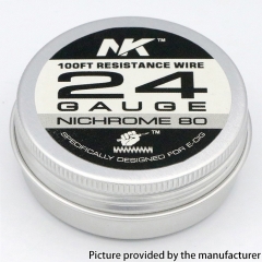NK NI80 Round Silk 24GA Heat Wire 100Feet