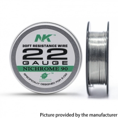 NK NI90 Round Silk 22GA Heat Wire 30Feet