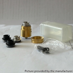 Entheon RDA Rebuildable Dripping Atomizer w/ BF Pin/ 24mm Beauty Ring - Gold
