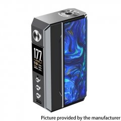 (Ships from Bonded Warehouse)Authentic VOOPOO Drag 4 18650 Box Mod - Gunmetal+Ocean Blue