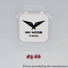 Authentic MK MODS Titanium Screws for Raga Aio Kit 4PCS - Pink