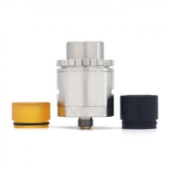 Kindbright Twisted Messes Style 24mm Pro Series RDA - Sliver