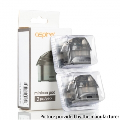 (Ships from Bonded Warehouse)Authentic Aspire Minican 2 Pod Cartridge 1.2ohm 3ml 2pcs