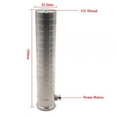 Vapor G Style 26650 Mechanical Mod 32.5mm by SER - Silver