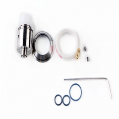 Origen Little Style Bottom Feeding 316SS Atomizer with Beauty Ring by SER - Silver