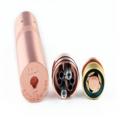 Kennedy Style 24mm Hybrid Mechanical Mod + Kennedy Trickster 24 Style RDA Kit - Copper