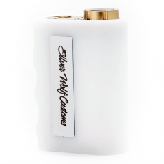 Delubio Style 18650 Unregulated Series Mechanical Box Mod - White