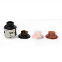 Kabuki Style 24mm Rebuidlable Dripping Atomizer RDA  - Silver