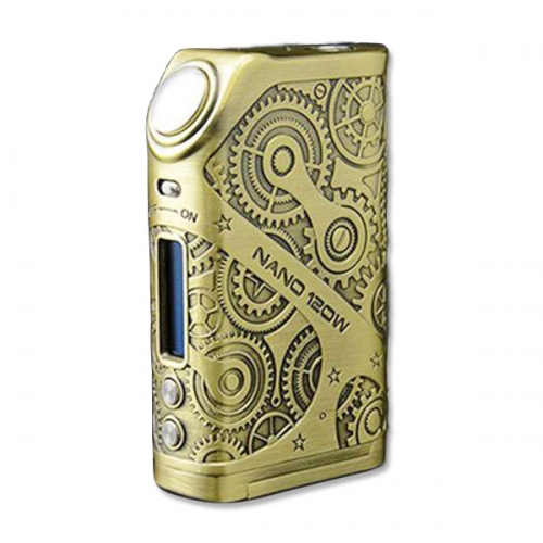 Authentic Teslacigs  Nano 120W VW TC APV Box Mod - Brass
