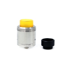 Kryten Style 24mm Rebuidlable Dripping Atomizer RDA w/Bottom Feeding Pin- Silver