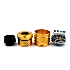 Royal Hunter X 24mm Stainless Steel Rebuildable Dripping Atomizer - Brass