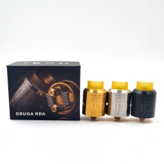 Druga Style 24mm CSS Rebuildable Dripping Atomizer - Brass