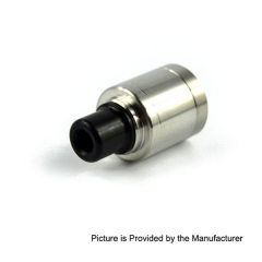 Speed Revolution Style 18mm 316SS RDA Rebuildable Dripping Atomizer w/ Bottom Feeder Pin by SER - Silver