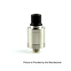 Speed Revolution Style 18mm 316SS RDA Rebuildable Dripping Atomizer w/ Bottom Feeder Pin by SER - Silver