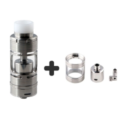 Authentic SER Bundle Sale SR v4 23mm Rebuildable Tank Atomizer with Nano Kit - Silver