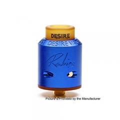 Authentic Desire Rabies 24mm RDA Rebuildable Dripping Atomizer - Blue