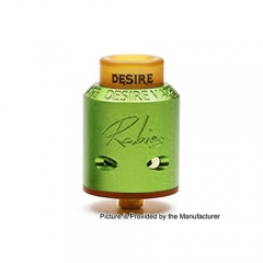 Authentic Desire Rabies 24mm RDA Rebuildable Dripping Atomizer - Green