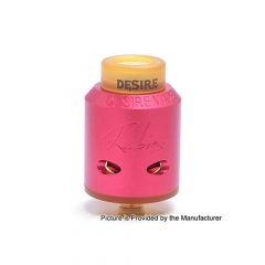 Authentic Desire Rabies 24mm RDA Rebuildable Dripping Atomizer - Red