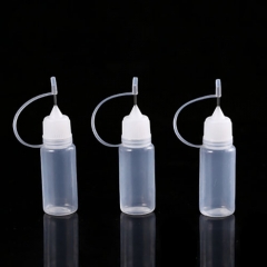PET Empty Needle Refiller Bottle for E-Liquid (10ml / 5-Pack)