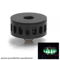 FDX Green LED Light Illuminator w/ Heat Sink 24mm for Electronic Cigarettes - Black