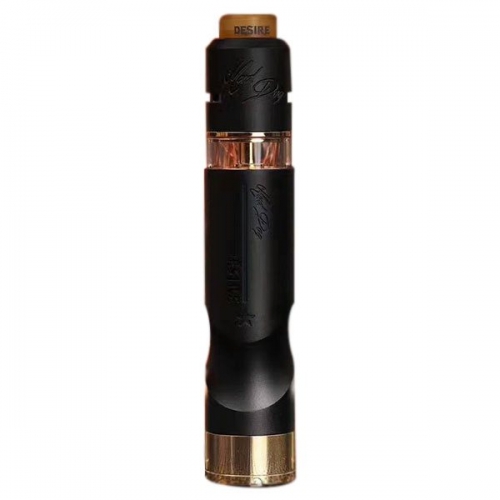 Authentic Desire Mad Dog 18650 Mechanical Mod + Mad Dog RDTA 7ml Atomizer Kit - Black