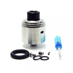 Hussar Style RDA 316SS 22mm Rebuildable Dripping Tank Atomizer by SXK - Silver