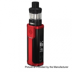 Authentic Wismec Sinuous P80 80W TC VW Variable Wattage Box Mod + Elabo Mini Tank Kit- Red