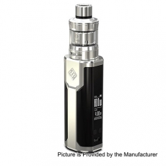 Authentic Wismec Sinuous P80 80W TC VW Variable Wattage Box Mod + Elabo Mini Tank Kit- Silver