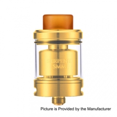 Authentic Wotofo Serpent SMM 316SS RTA Rebuildable Tank Atomizer - Gold
