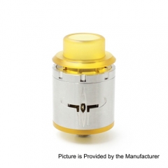 HELM Style 24mm RDA Rebuildable Dripping Atomizer w/ BF Pin - Silver