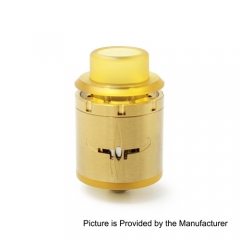 HELM Style 24mm RDA Rebuildable Dripping Atomizer w/ BF Pin - Gold